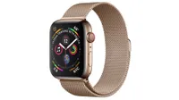 Apple Watch Series 4, gold with a gold link bracelet