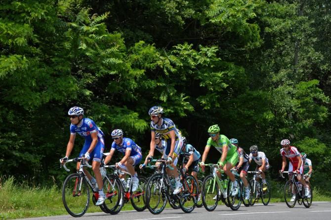 Jeremy Roy (FDJ) leads the breakaway on stage 15