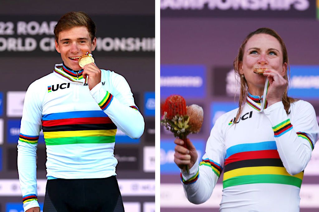 Remco Evenepoel and Annemiek Van Vleuten are the 2022 Vélo d&#039;Or winners