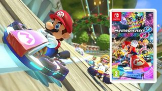 A shot of Mario Kart 8 Deluxe