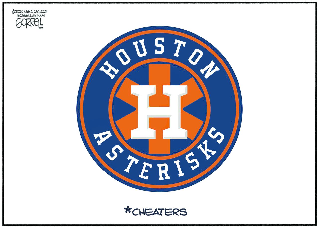 Editorial Cartoon U.S. Houston Astros Cheaters