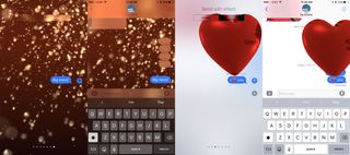 New full-screen message effects debut in iOS 10.2