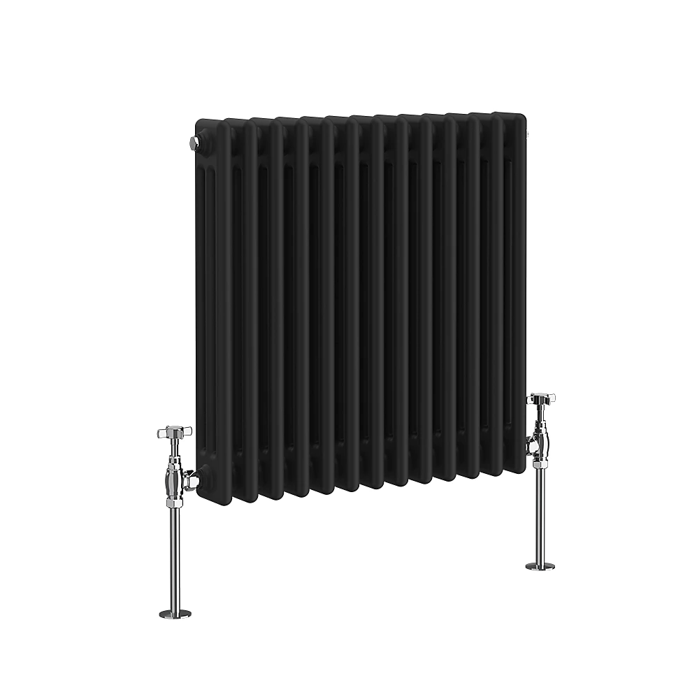 Right Radiators 600x607 mm Horizontal Traditional 3 Column Cast Iron Style Radiator