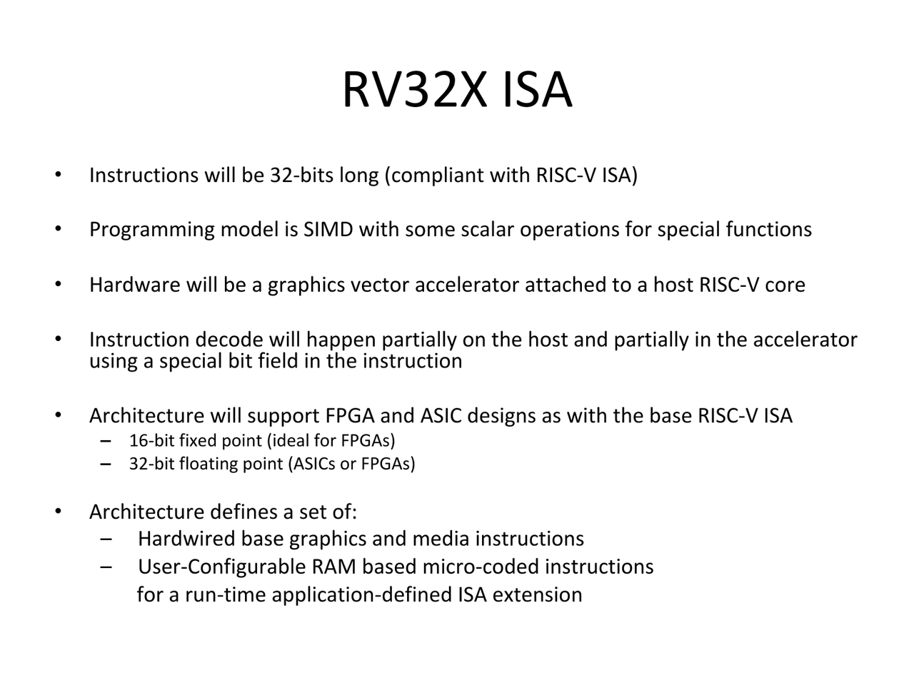 RV64X