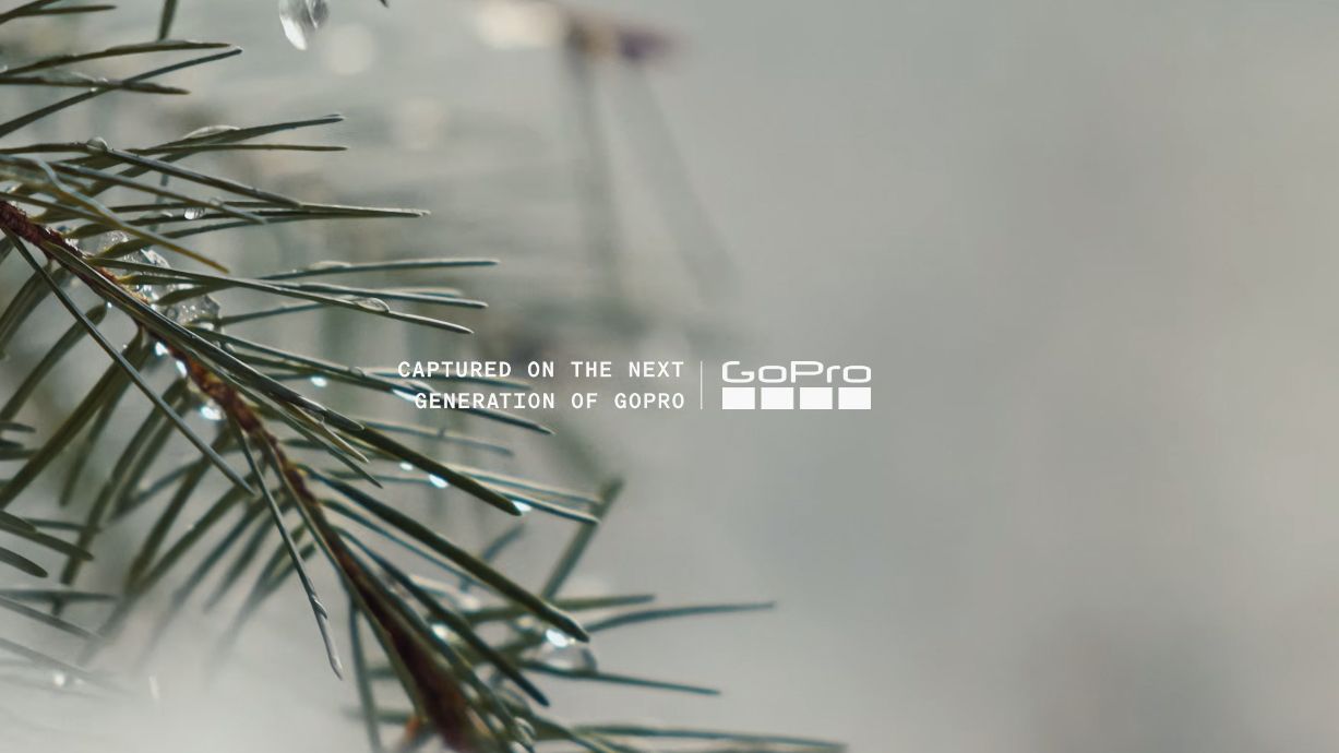 A screenshot from the footage shared by GoPro teasing an upcoming camera