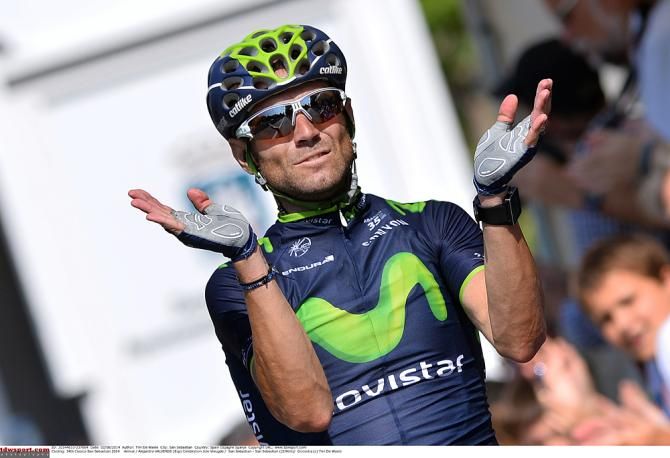 Alejandro Valverde (Movistar) wins Clasica San Sebastian