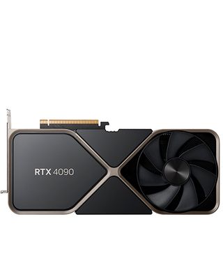 Product shot of Nvidia GeForce RTX 4090, one of the best graphics cards for video editing