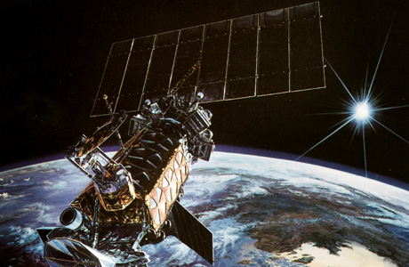 DMSP weather satellite