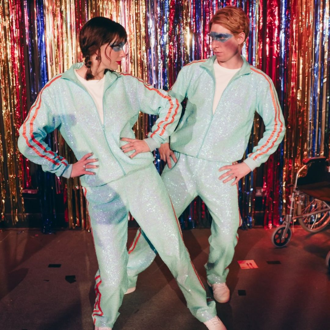 Taylor Swift and Domnhall Gleeson in the Opalite music video