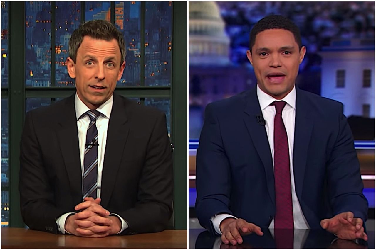 Seth Meyers and Trevor Noah on North Korea and Trump