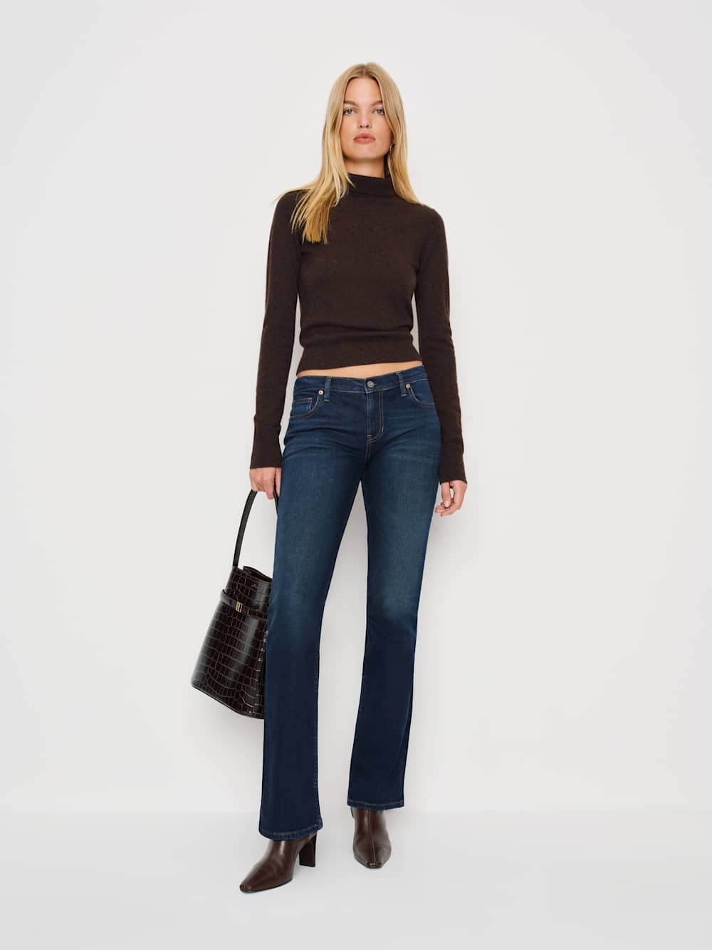 Naomi Super Stretch Low Rise Bootcut Jeans