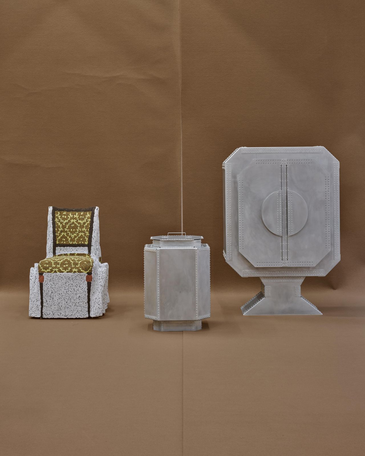 contemporary furniture in art gallery