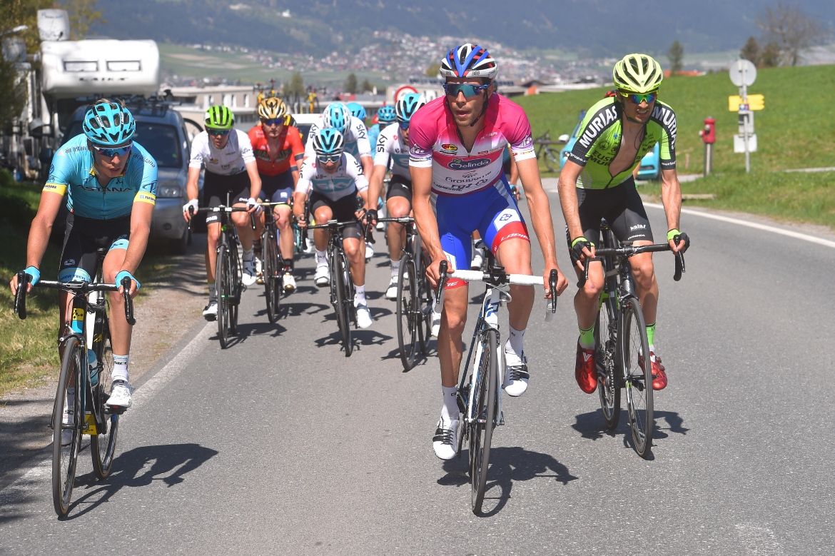 Thibaut Pinot (Groupama-FDJ) on the attack