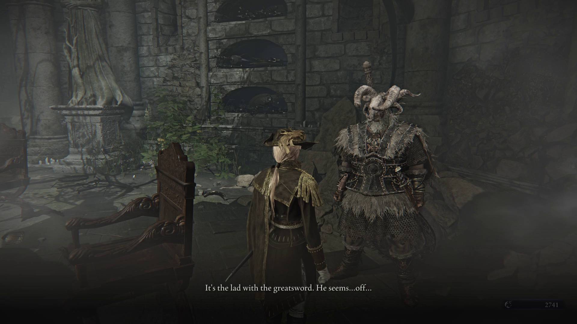 Elden Ring Nightreign Duchess Remembrance quest Duchess talking to Raider about Wylder