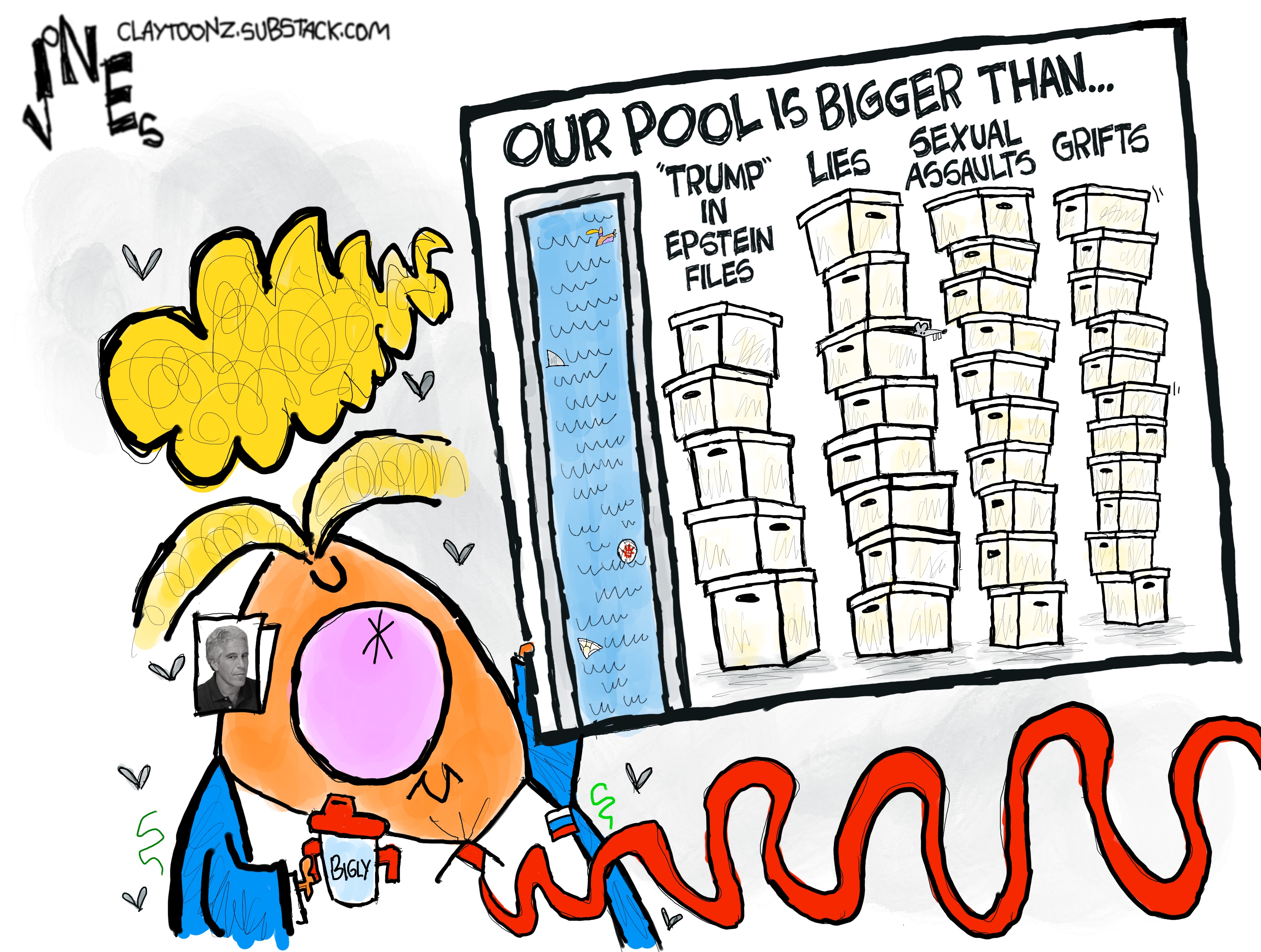 Political cartoon