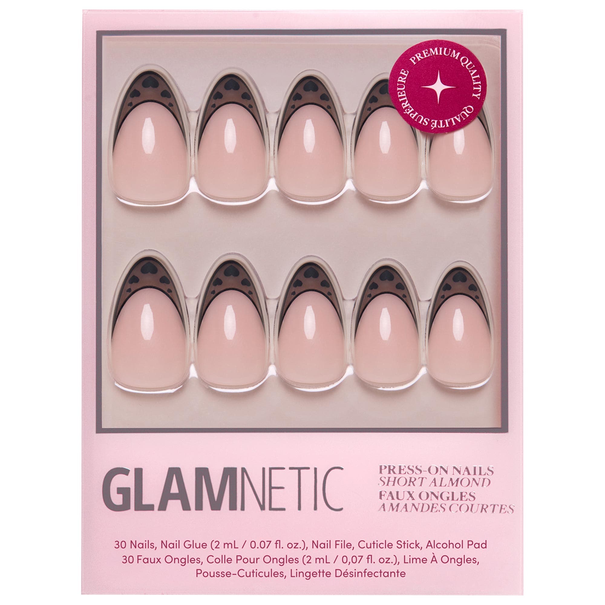 Premium Press-On Nail Kit - Love Knot