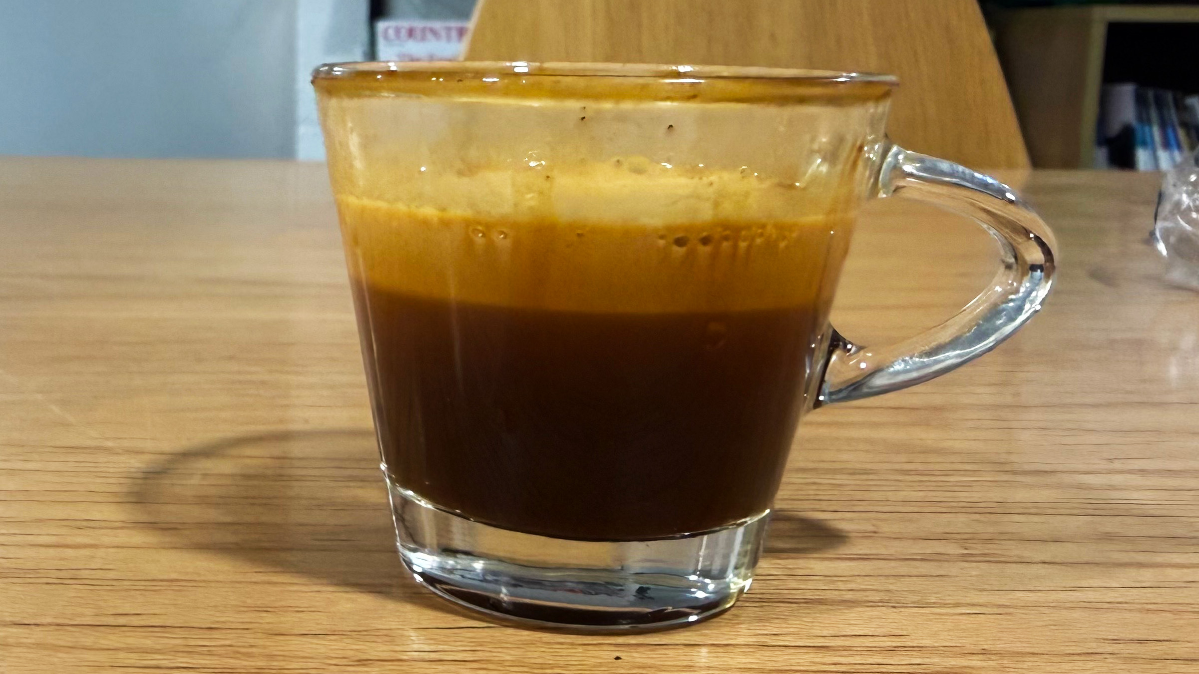 a coffee made on the fellow espresso series 1