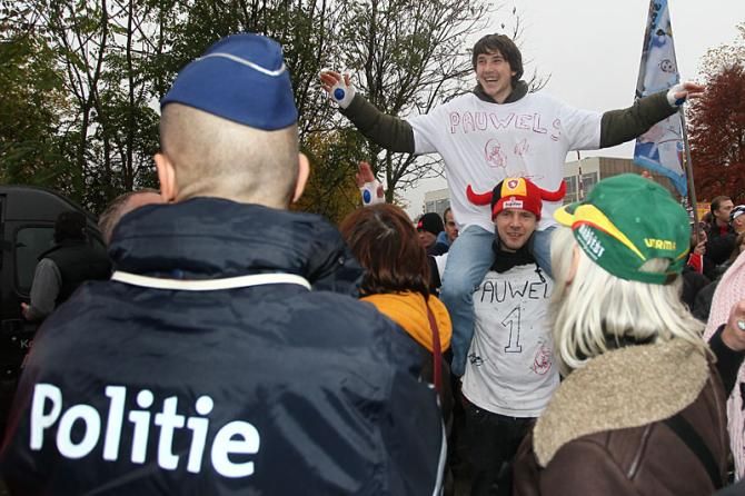 Pauwels fans were on hand