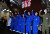 Mock Mars Mission Crew Emerges From &#039;Spaceship&#039;