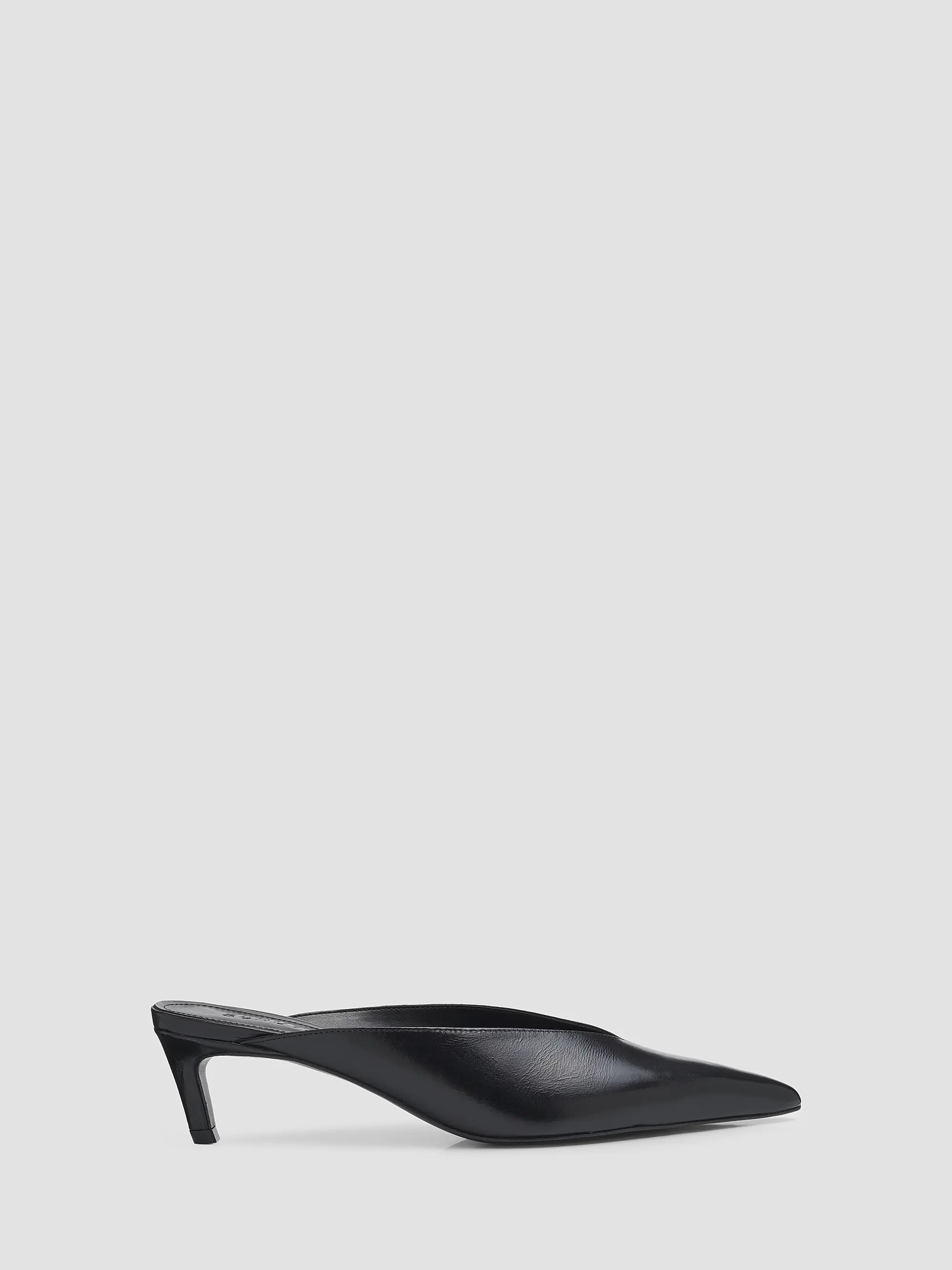 Loren Mid 90mm Leather Stiletto Mules