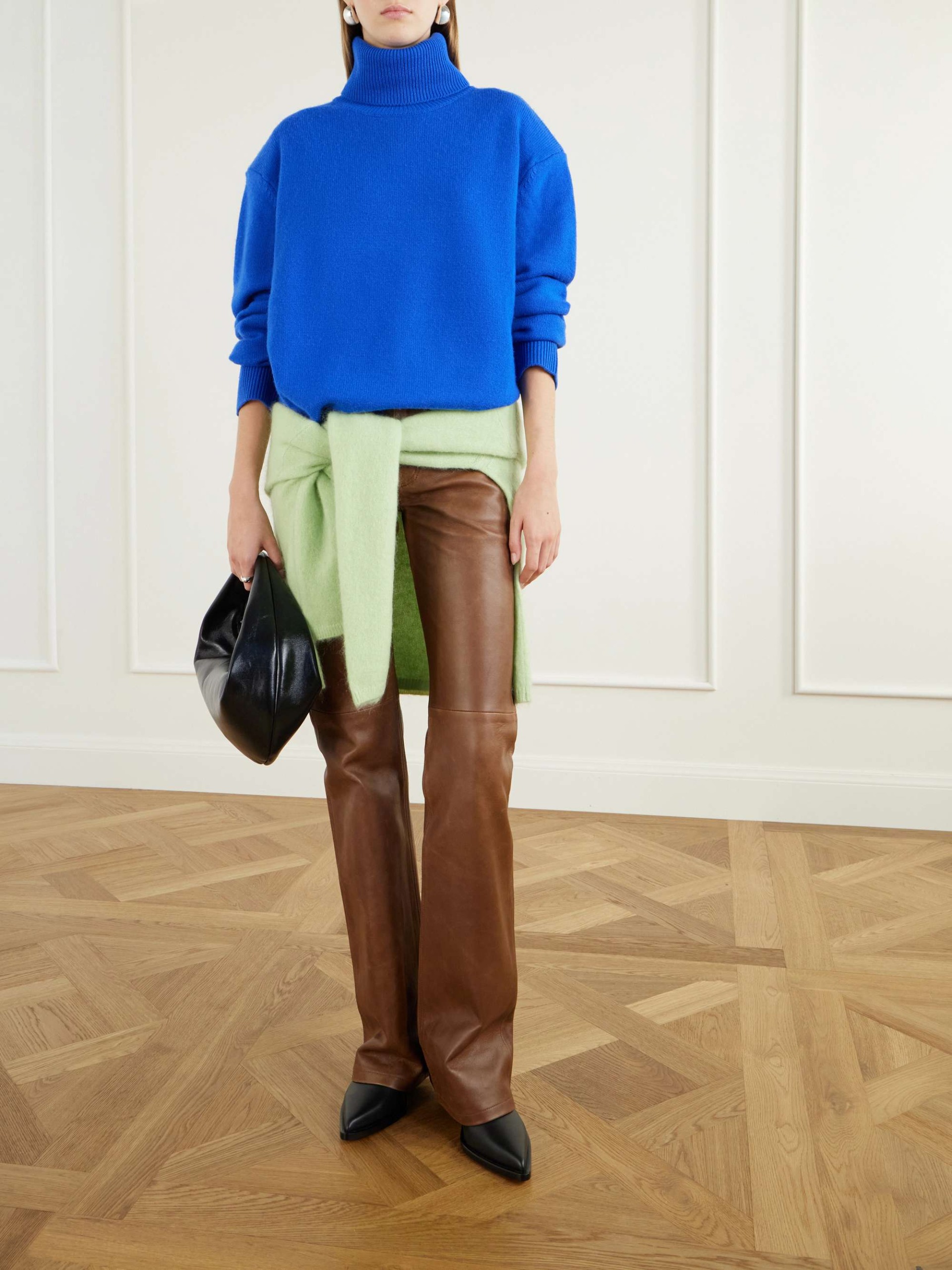 Gala Merino Wool and Cashmere-Blend Turtleneck Sweater