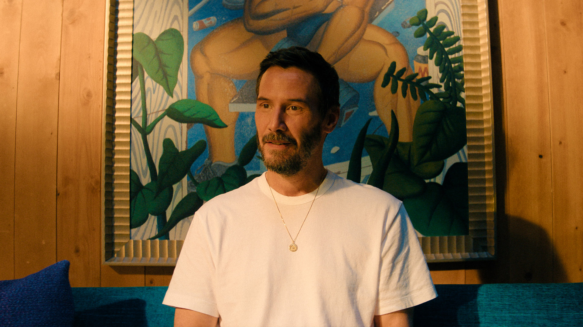 Keanu Reeves in Apple TV's new movie, Outcome