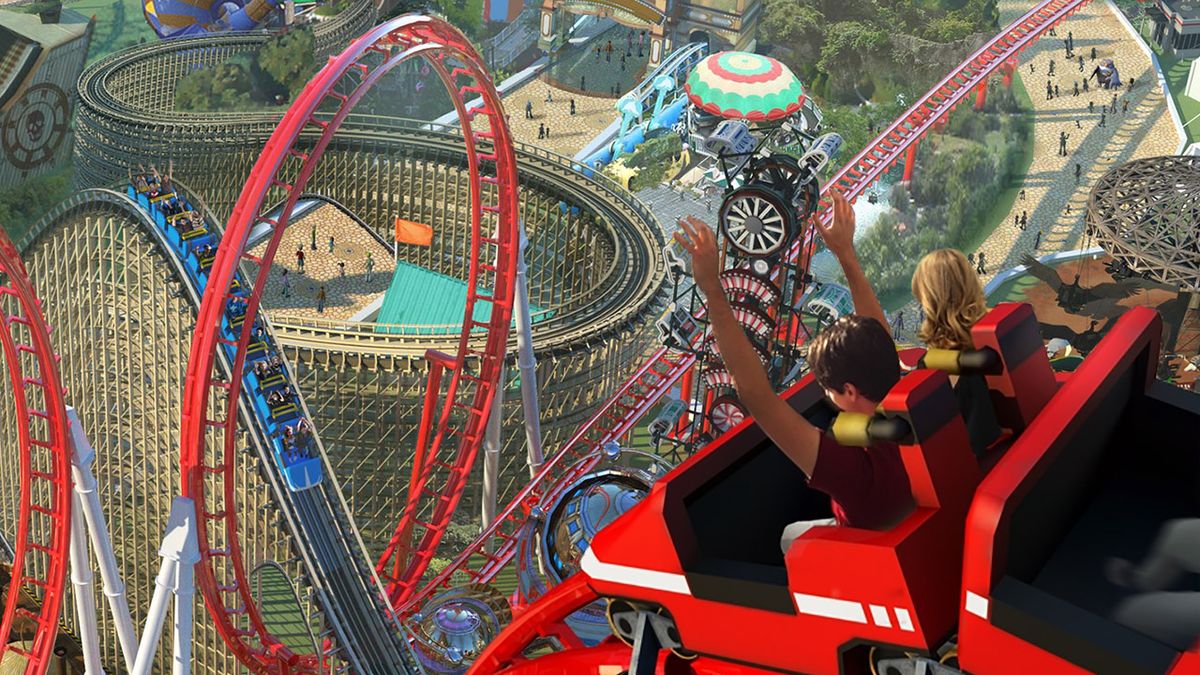 It took me years to create but I've finally finished my perfect Rollercoaster  Tycoon 2 park (download link inside) : r/rollercoasters