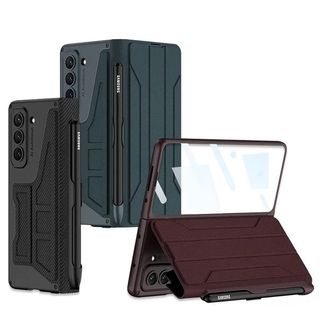 Pinnacle Premium Leather Kickstand Case best samsung galaxy z fold 5 cases
