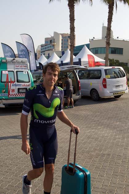 A quick smile from Alex Dowsett (Movistar)