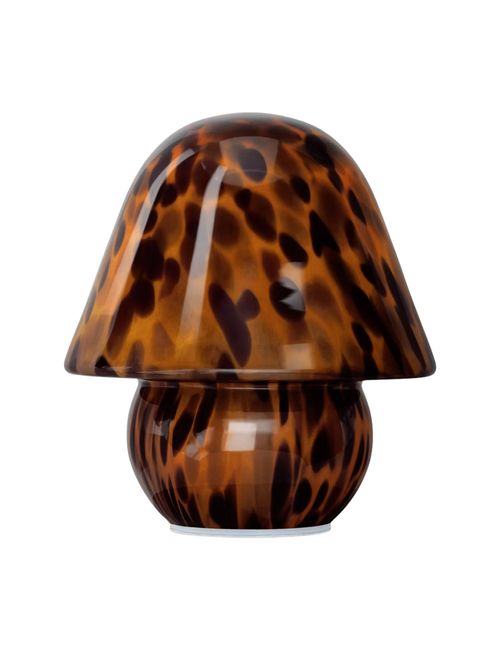 Trend Glass Table Lamp in Tortoise Brown