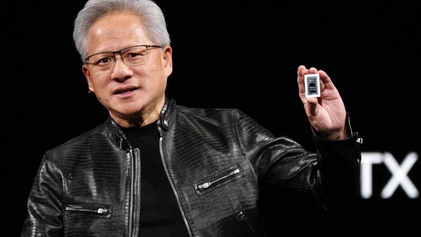 Jensen Huang with RTX spark