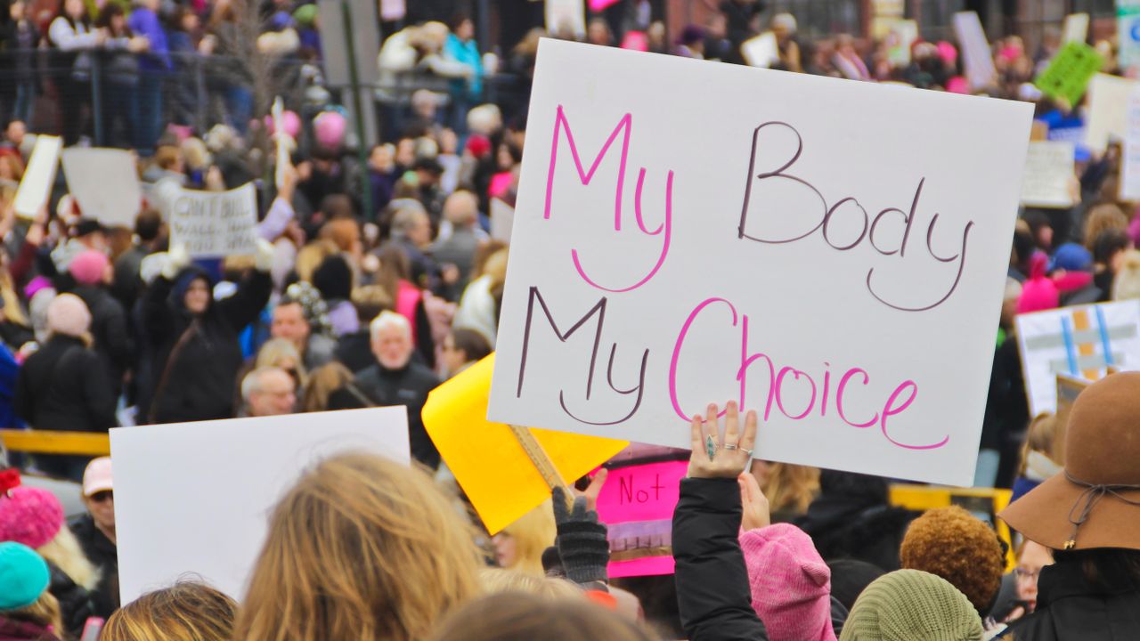 &#039;My Body My Choice&#039; Sign