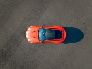 Aston Martin Vantage from above