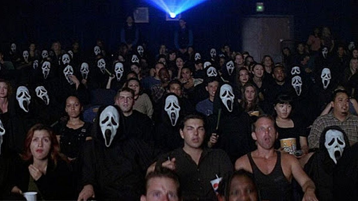 Scream 2 movie theater scene screenshot