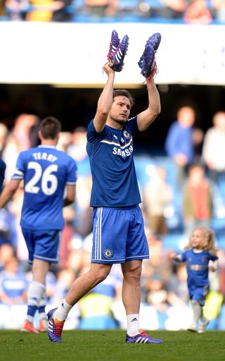 Lampard said goodbye to Chelsea in 2014