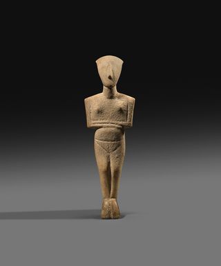 . Attributed to the Schuster Sculptor, a renowned maker, the diminutive 19cm tall figure was exhibited at TEFAF by Rupert Wace Ancient Art