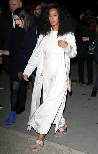 Solange Knowles Front Row At Paris Fashion Week AW15