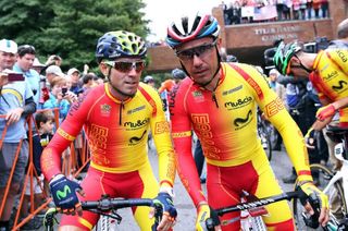 Alejandro Valverde and Joaquim Rodriguez (Spain)