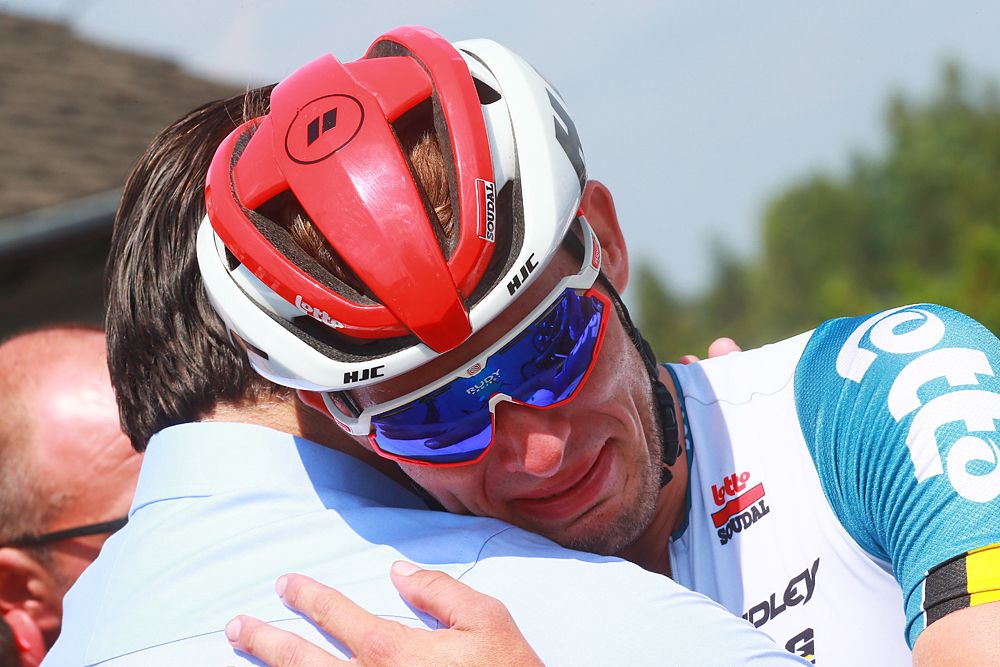Commemorate Bjorg Lambrecht (BEL - Lotto Soudal) - John Lelangue - Enzo Wouters (BEL - Lotto Soudal)