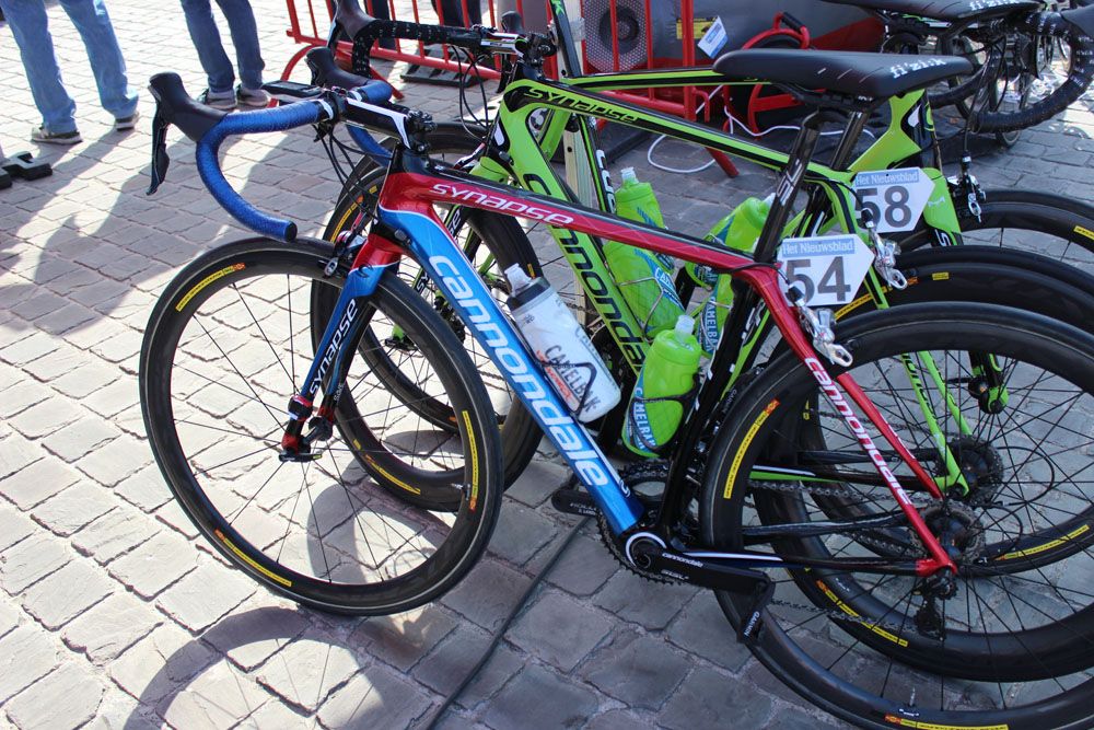 Sebastian Langeveld's national champion coloured Cannondale