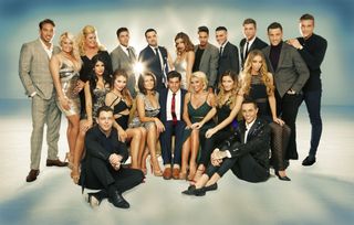 Gemma with the other stars of hit reality series TOWIE.