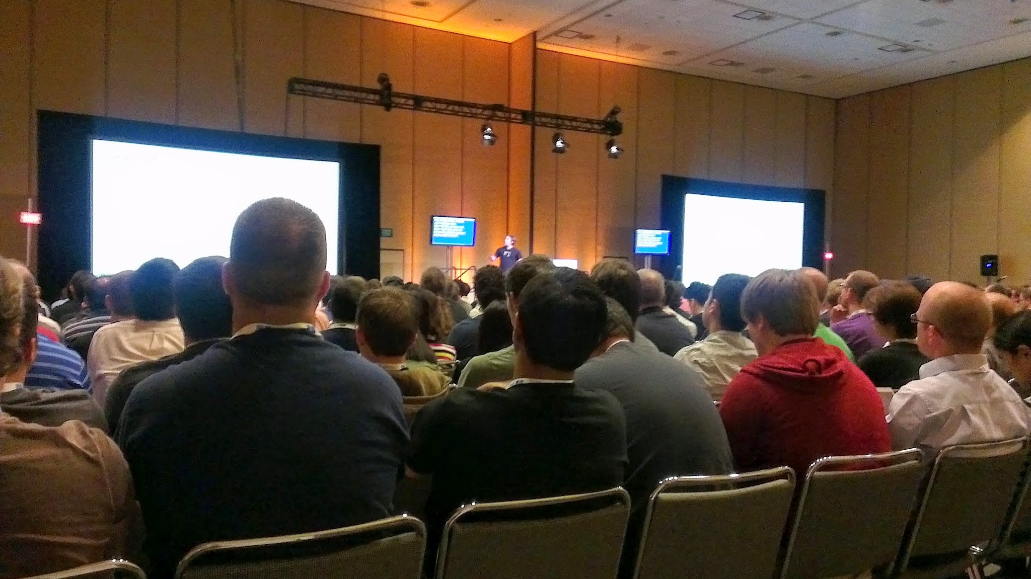 A developer session at Google I/O.