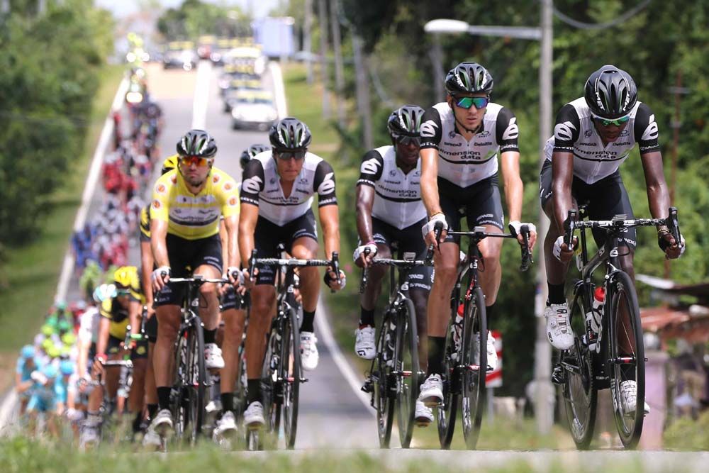 It was a tough day at the front for Dimension Data
