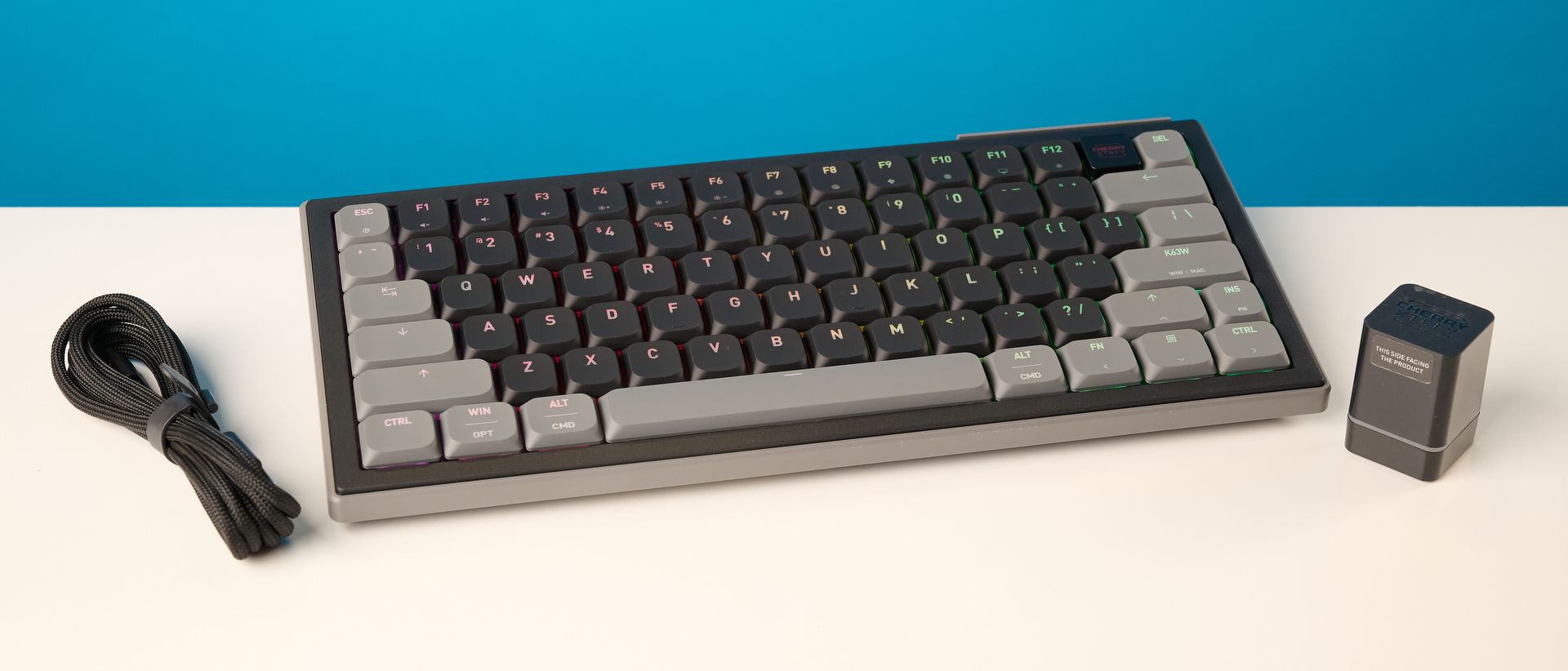 The Cherry XTRFY K63W Pro Compact is the world’s first ultra-wideband mechanical gaming keyboard — and it’s as powerful as it’s flawed