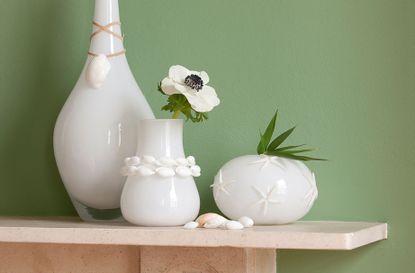 How to make shell vases