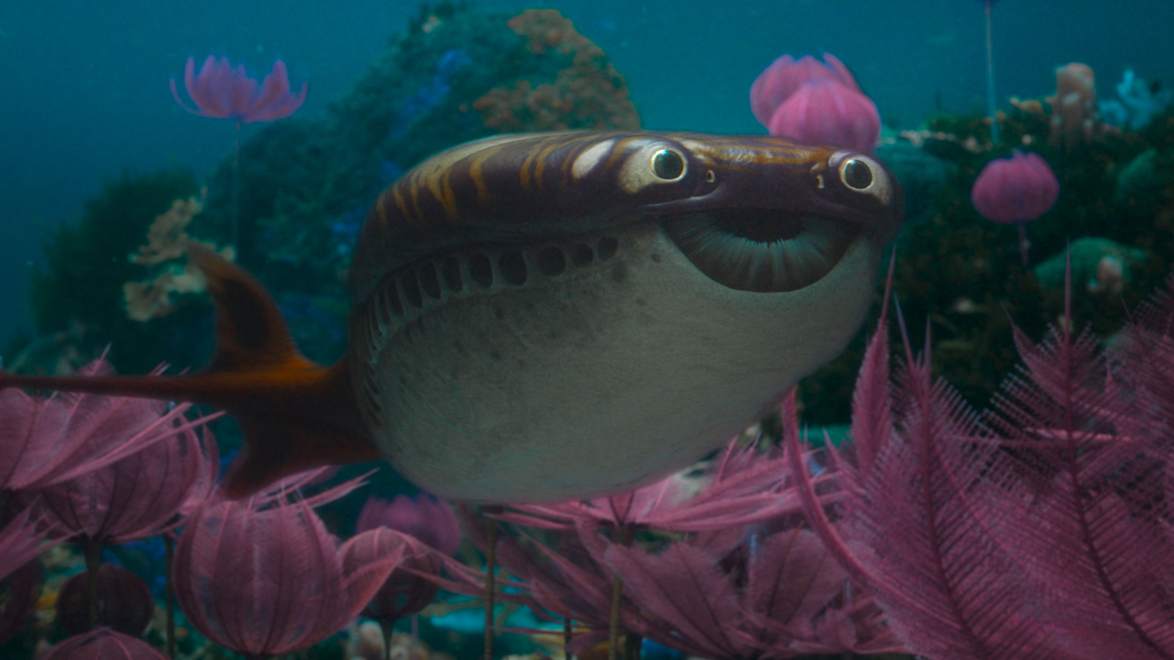 Scenes from a nature documentary made with CG