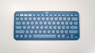 Logitech K380 on a white table