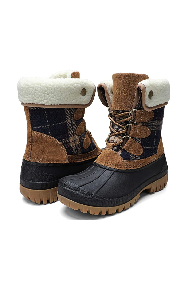 STQ Insulated Winter Snow Boots