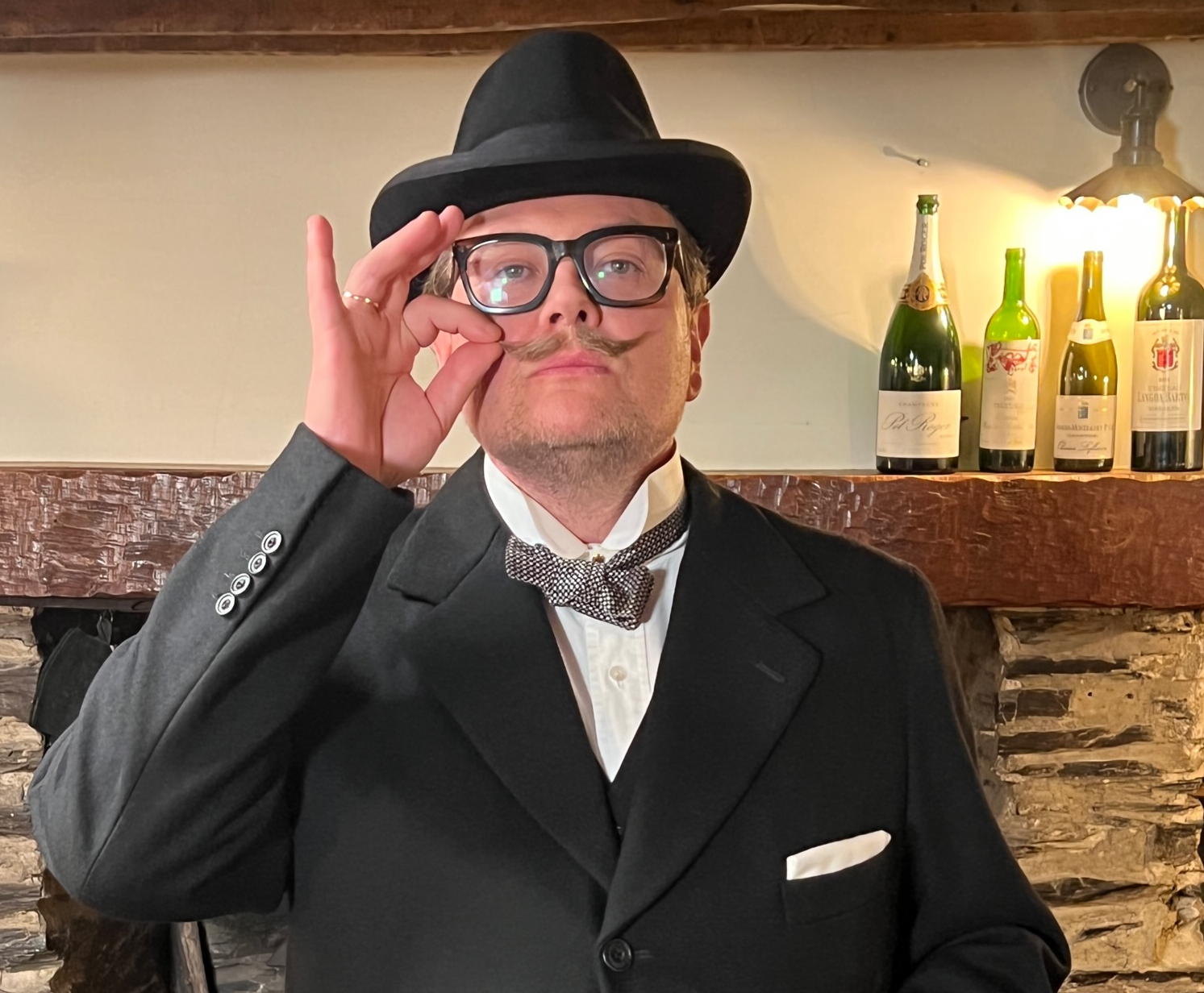 TV tonight Voila! Alan as Hercule Poirot.