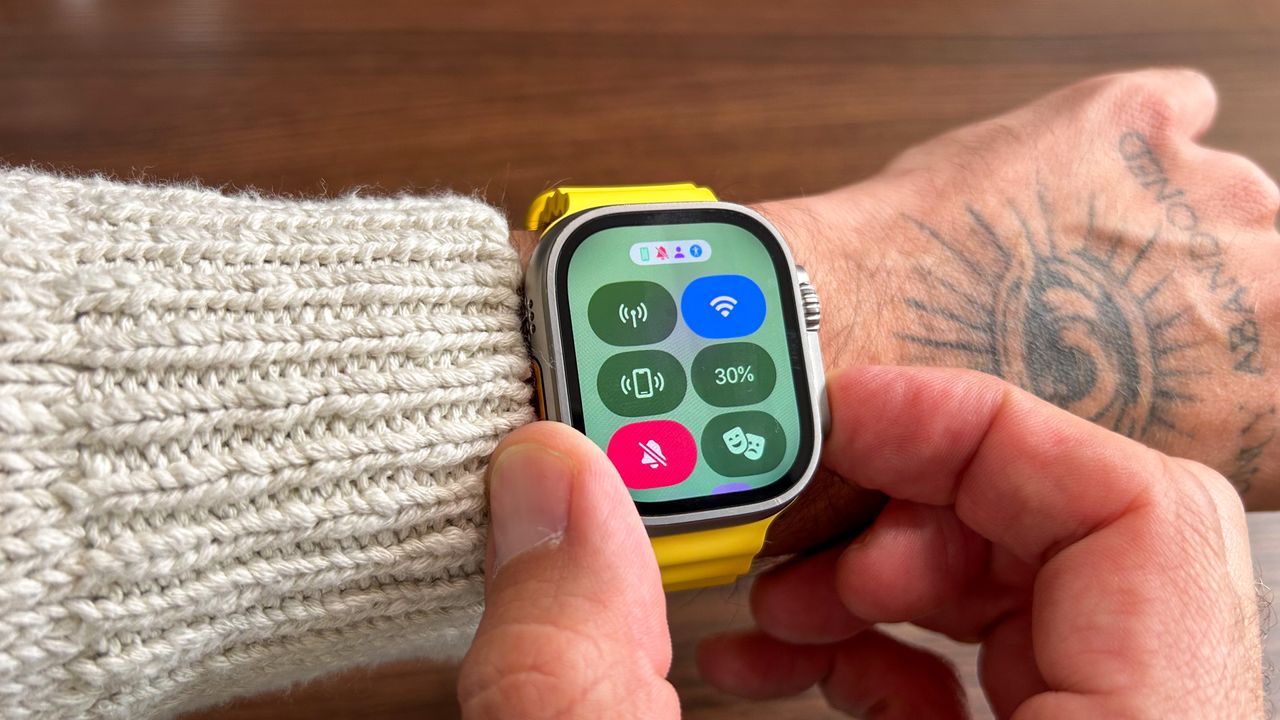 Apple Watch Ultra running WatchOS 10